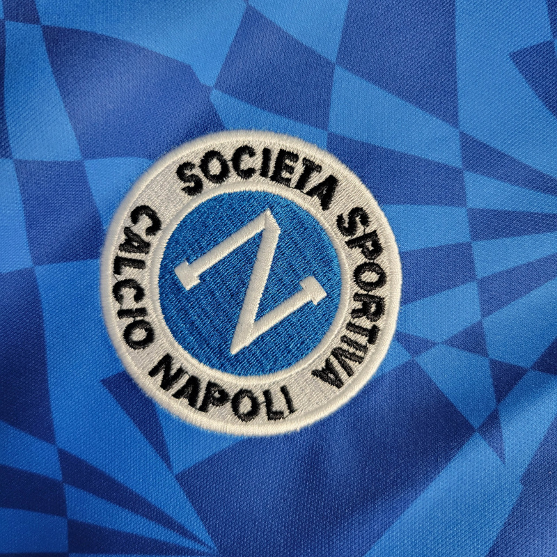 Camisa Napoli I 1991/1993 - Retrô Umbro - Azul