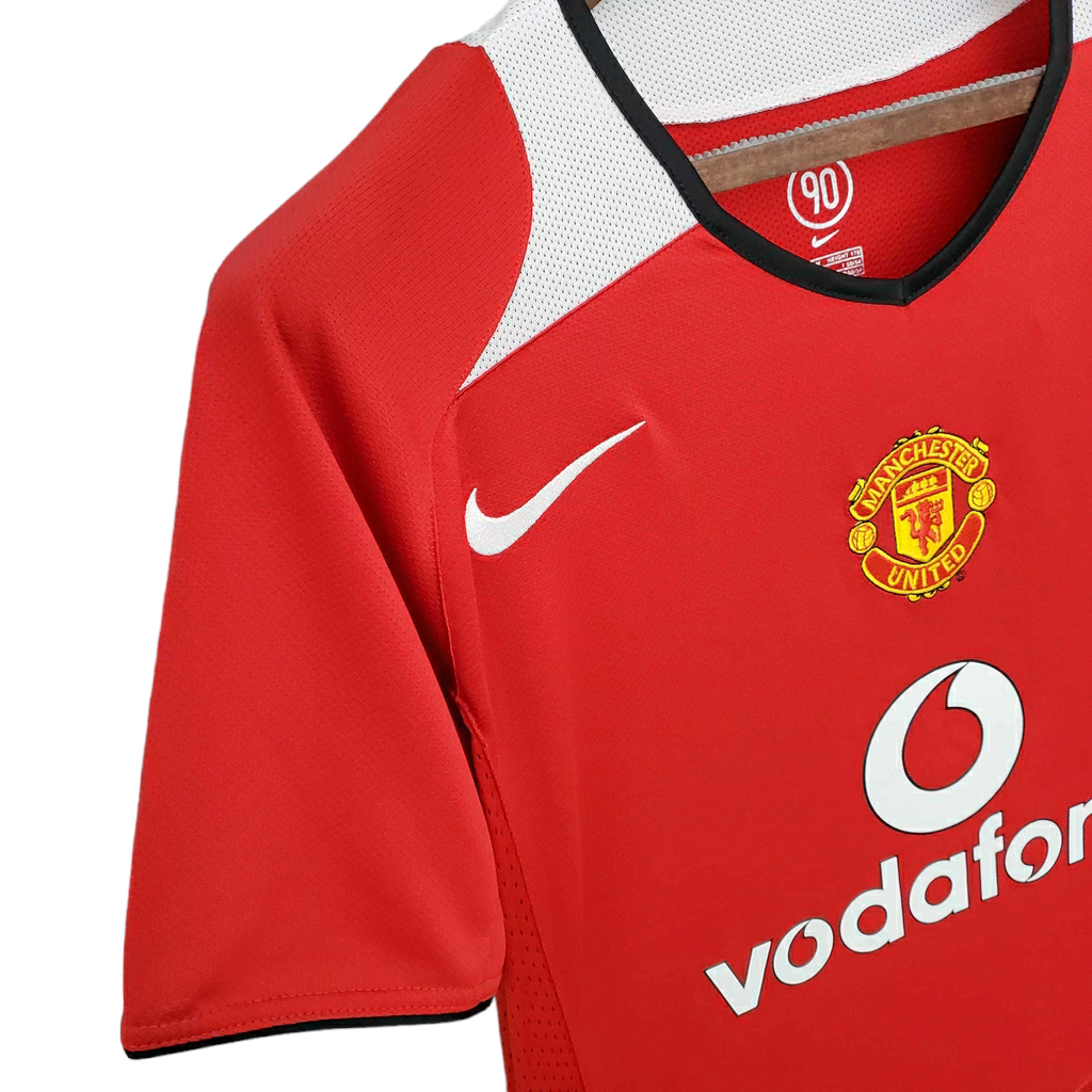 Camisa Manchester United 2004/2006 - Retrô Nike - Vermelha