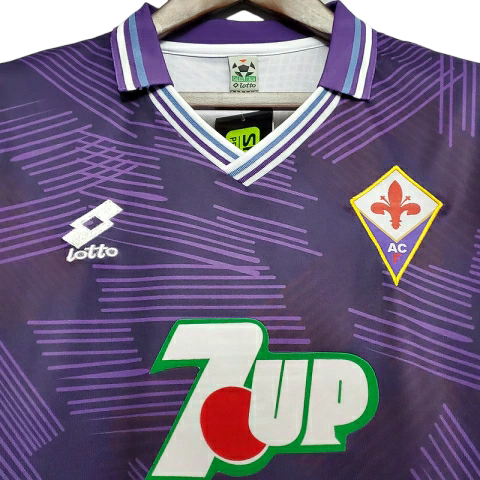 Camisa Fiorentina 1992/1993 - Retrô Lotto - Roxa