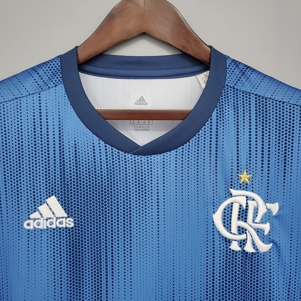 Camisa Flamengo III 2018/2019 - Retrô Adidas - Azul