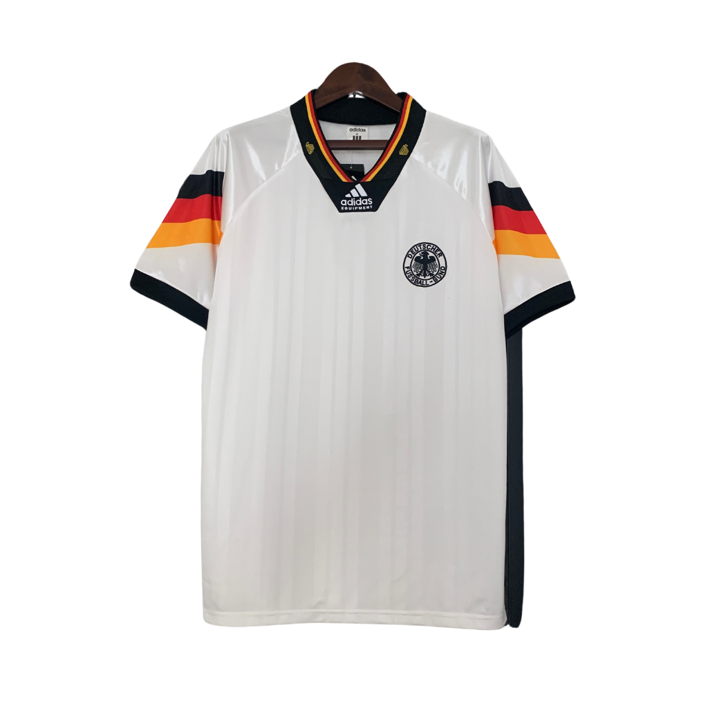 Camisa Seleção da Alemanha I 1992 - Retrô Adidas - Branca
