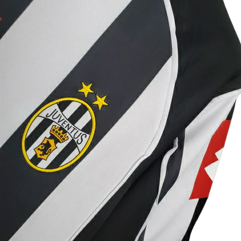 Camisa Juventus 2002/2003 - Retrô Lotto - Preta e branca