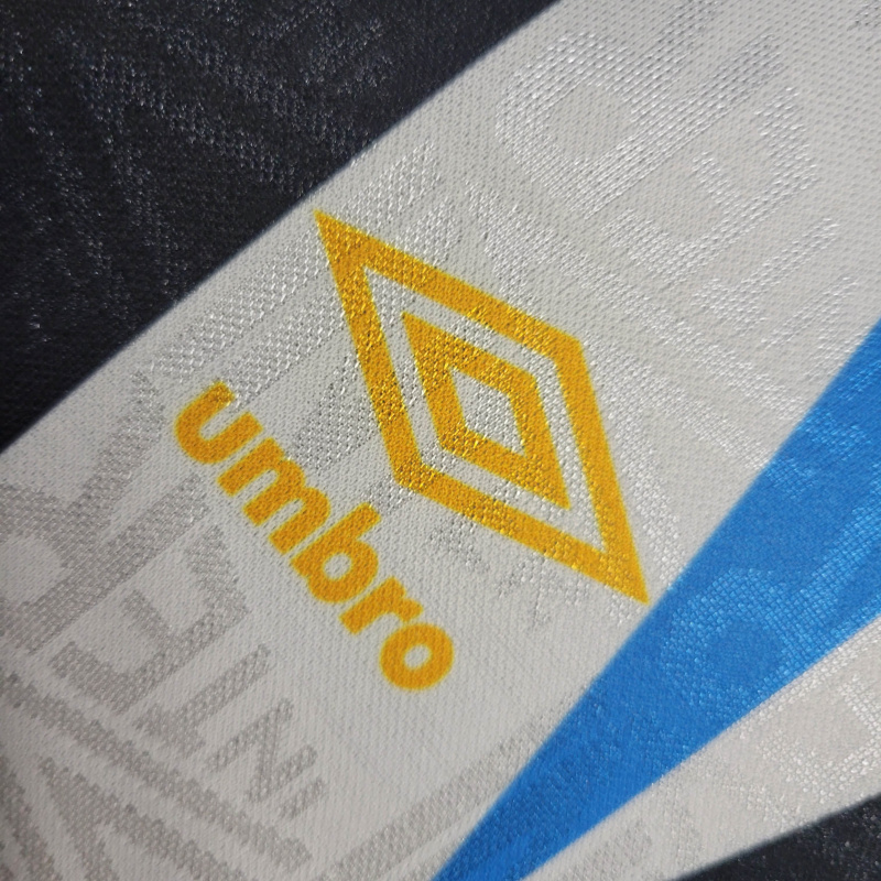 Camisa Inter de Milão II 1992/1993 - Retrô Umbro - Branca com detalhes em azul e preto
