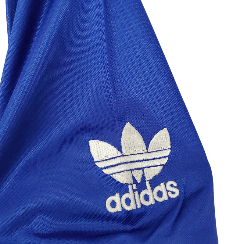 Camisa Manchester United 1985/1986 - Retrô Adidas - Azul