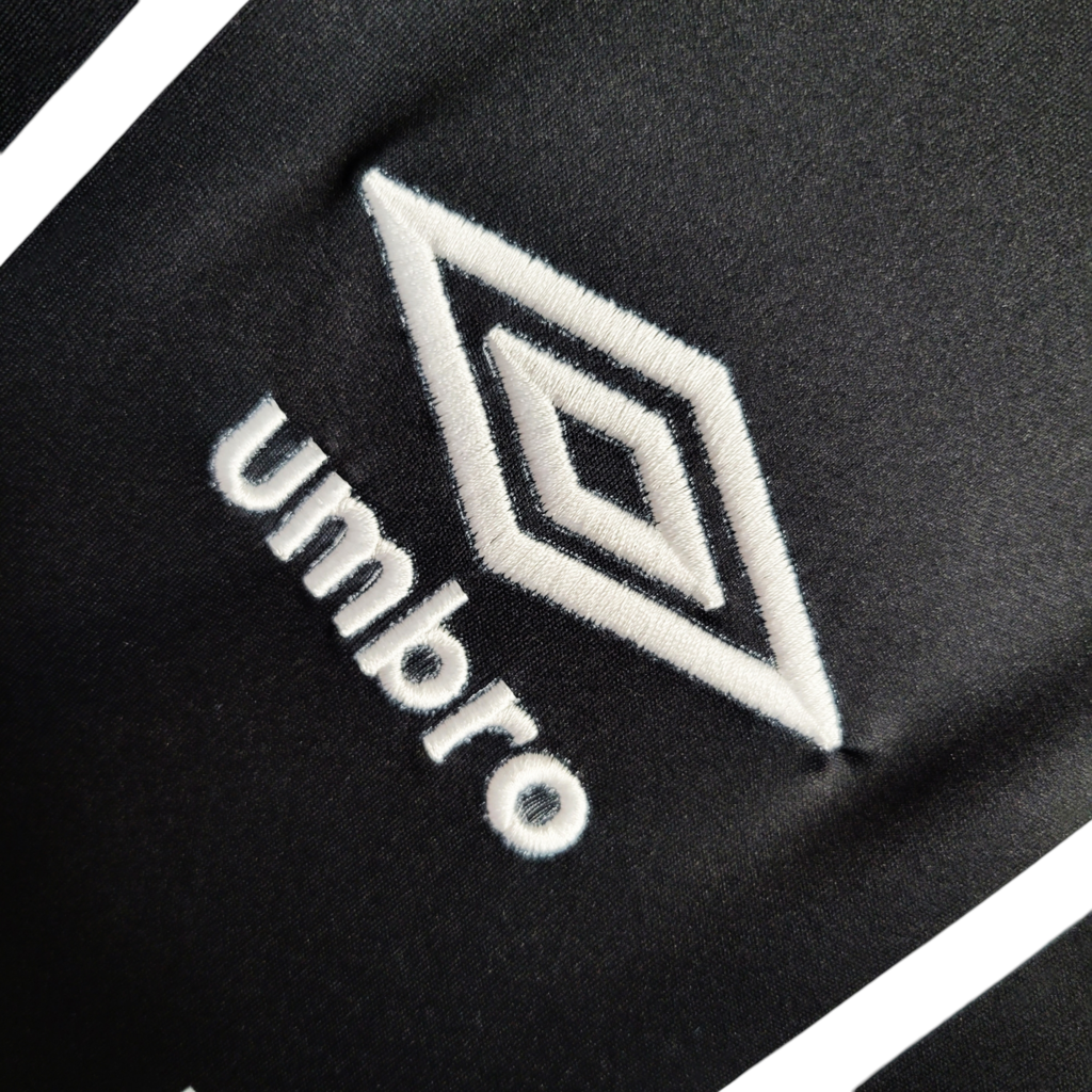 Camisa Botafogo I 1997 - Retrô Umbro - Branca com listras pretas com patrocínio da Coca Cola