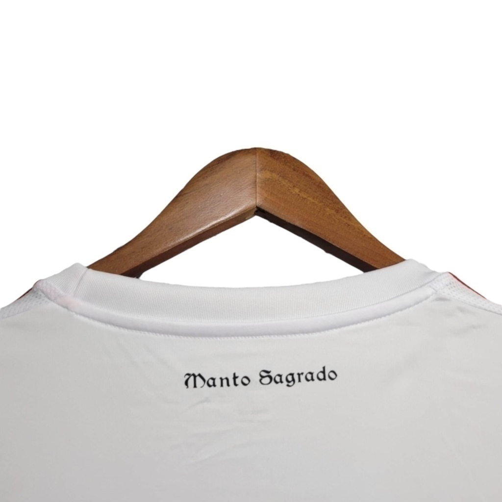 Camisa Flamengo II 2015/2016 - Retrô Adidas - Branca com detalhes em vermelho