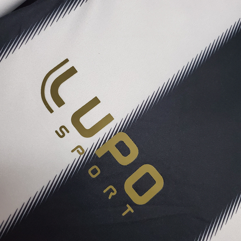 Camisa Atlético Mineiro I 2013 - Retrô Lupo - Preta e branca