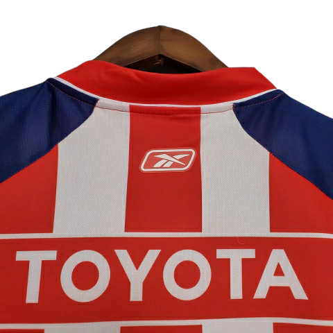 Camisa Chivas Guadalajara I 2006/2007 - Retrô Reebok - Vermelha e branca