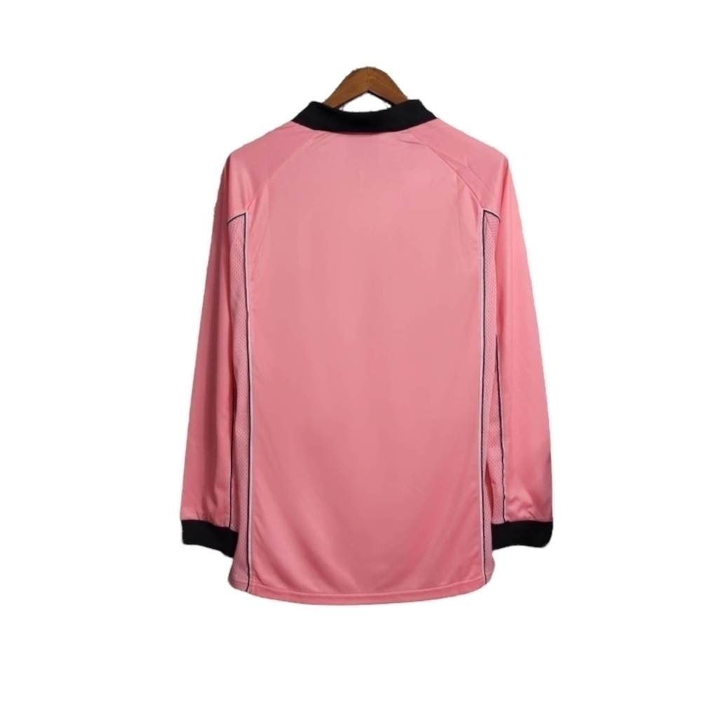 Camisa Juventus II 1997/1998 Manga Longa - Retrô Kappa - Rosa