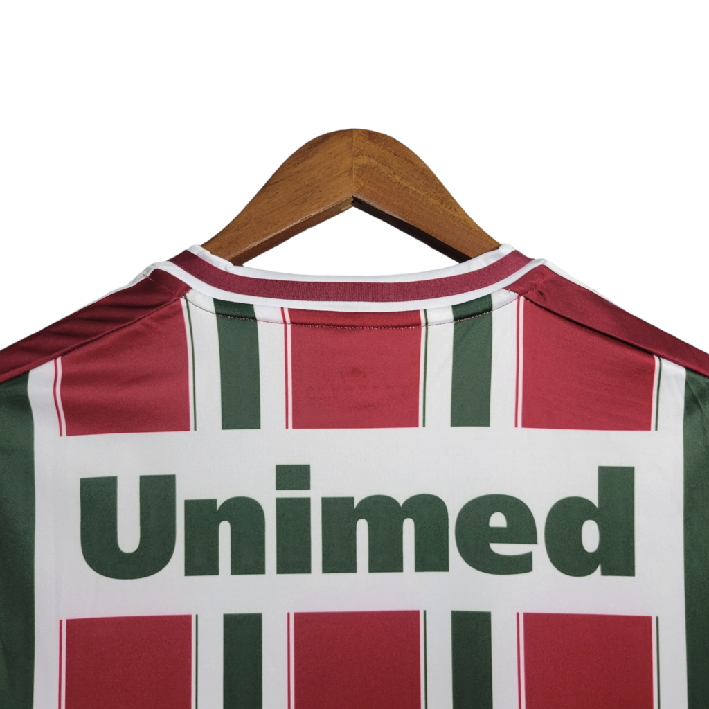 Camisa Fluminense I 2012 - Retrô Adidas - Tricolor Unimed