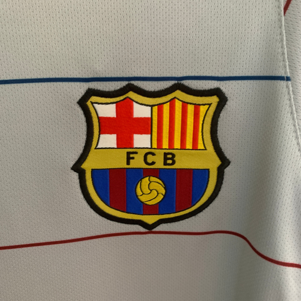 Camisa Barcelona II 2003/2004 - Retrô Nike - Cinza