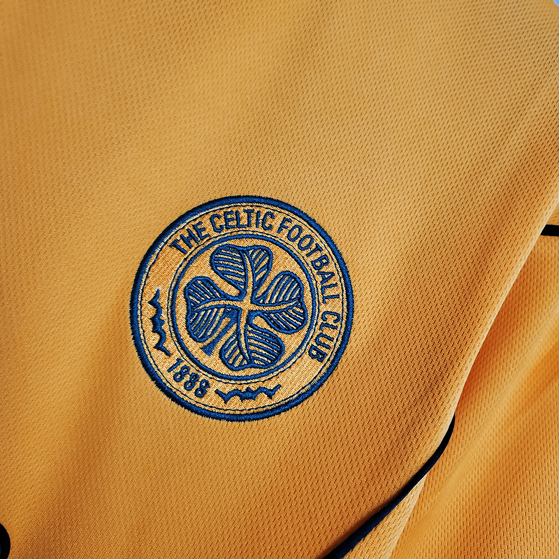Camisa Celtic 2001/2003 - Retrô Umbro - Amarela