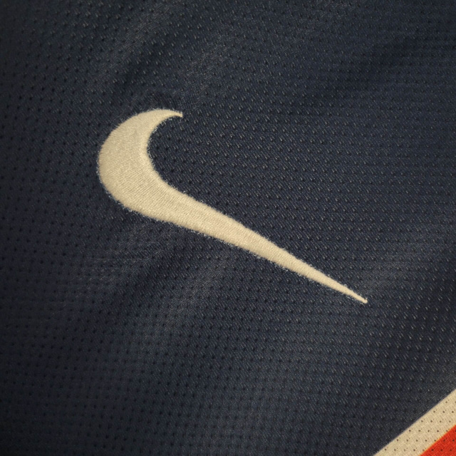 Camisa Paris Saint-Germain I 2012/2013 - Retrô Nike - Azul com detalhes em vermelho e branco