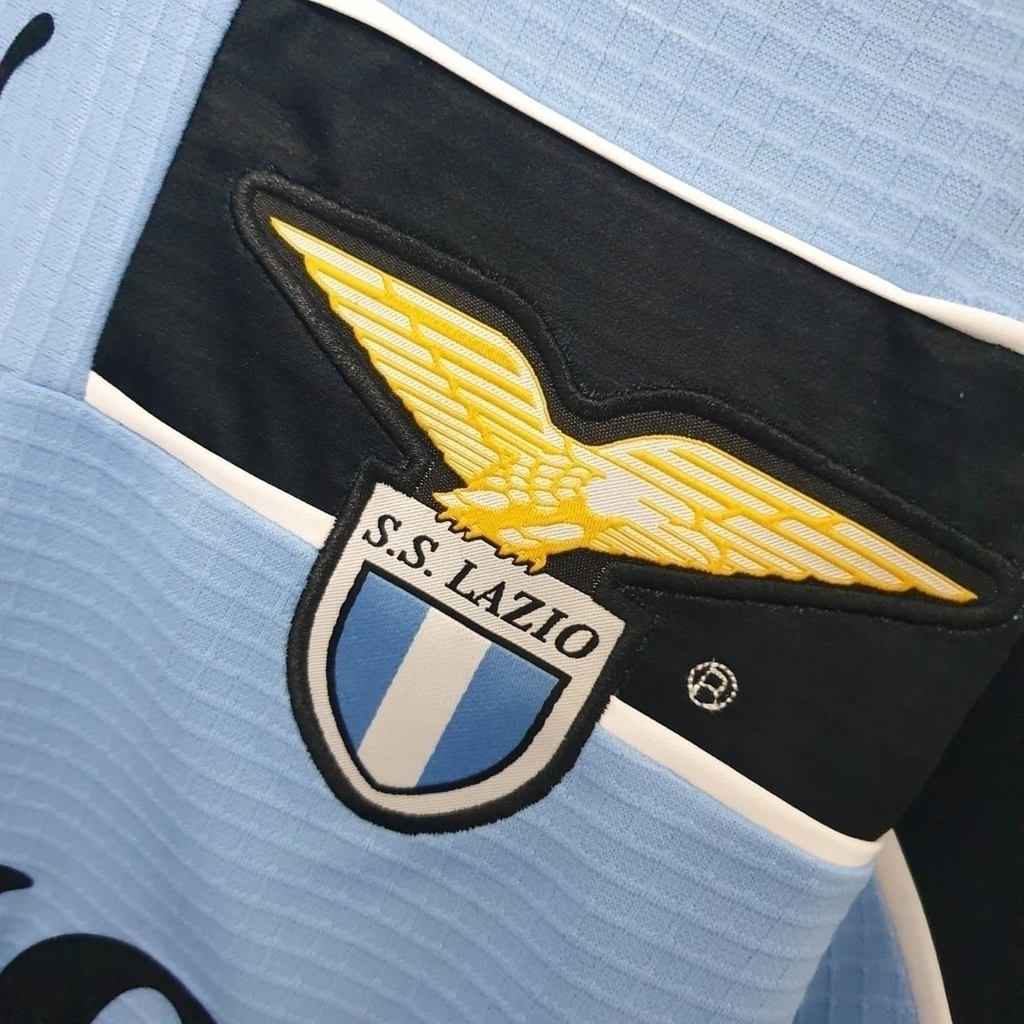 Camisa Lazio I 1999/2000 - Retrô Puma - Azul e preta