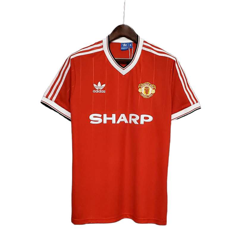 Camisa Manchester United 1983/1984 - Retrô Adidas - Vermelha