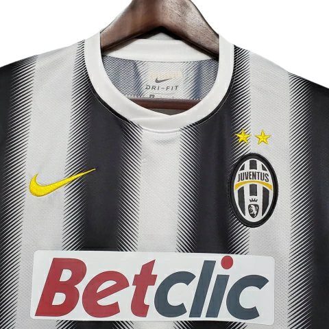 Camisa Juventus 2011/2012 - Retrô Nike - Preta e branca
