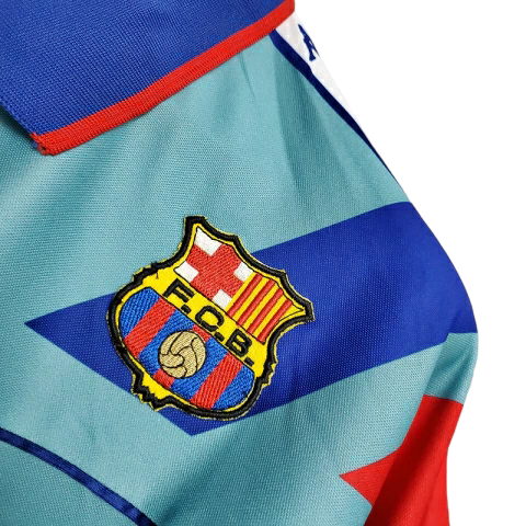 Camisa Barcelona 1992/1995 - Retrô Kappa - Azul