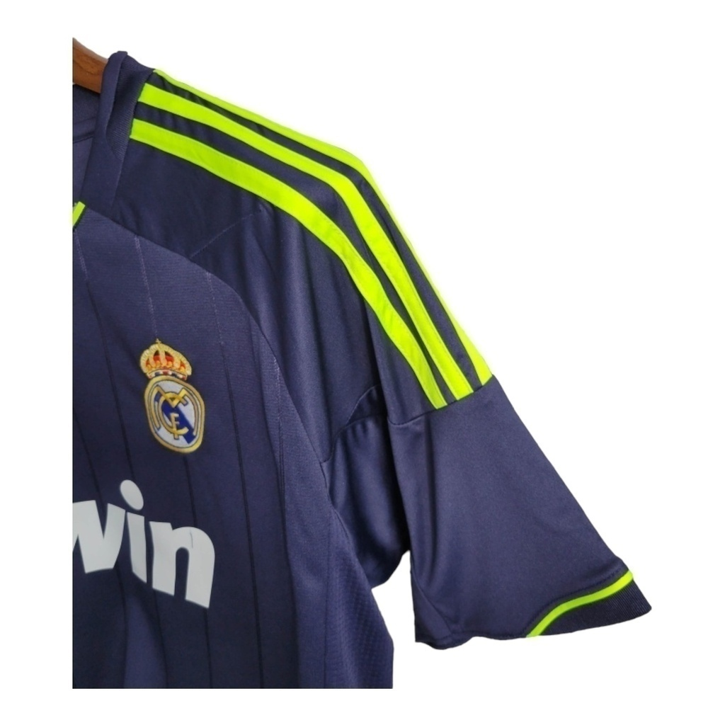 Camisa Real Madrid Goleiro 2011/2012 - Retrô Adidas - Azul com detalhes em amarelo