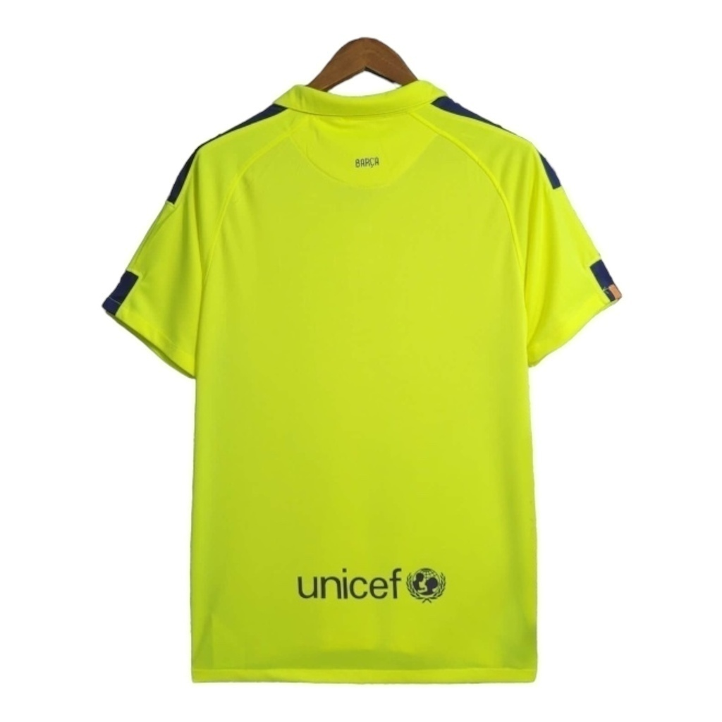 Camisa Barcelona II 2014/2015 - Retrô Nike - Amarela