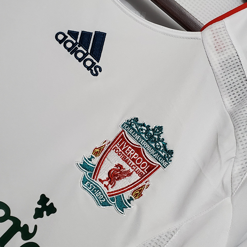 Camisa Liverpool 2006/2007 - Retrô Adidas - Branca