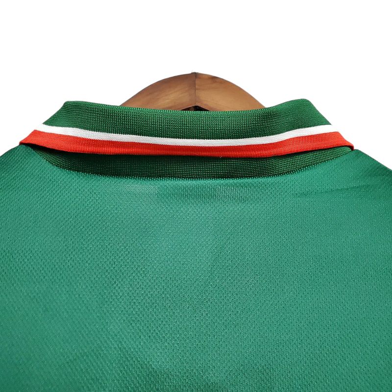 Camisa Seleção de Marrocos 1998 - Retrô Puma - Verde e Vermelha
