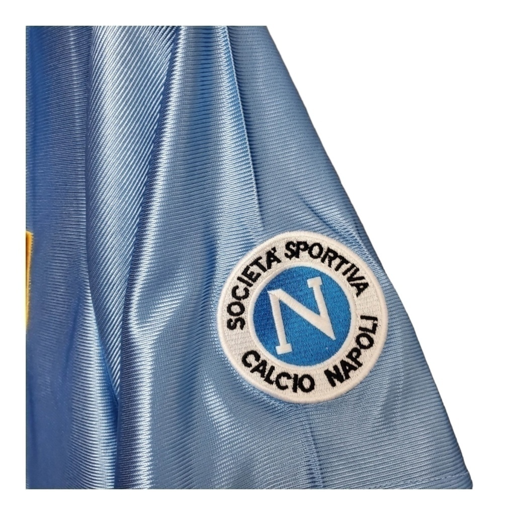 Camisa Napoli I 1990/2001 - Retrô Ennere - Azul