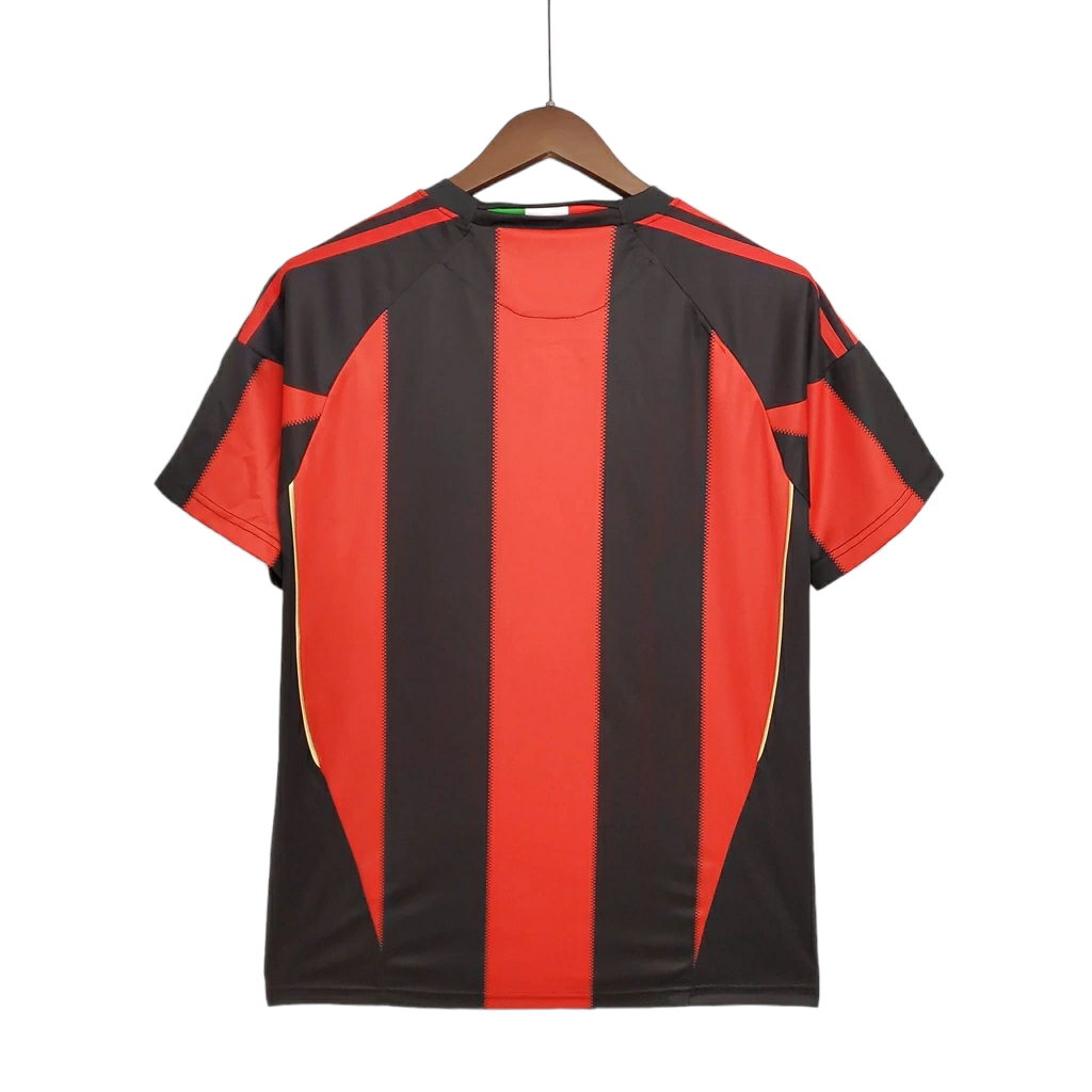 Camisa AC Milan I 2010/2011 - Retrô Adidas - Vermelha e preta