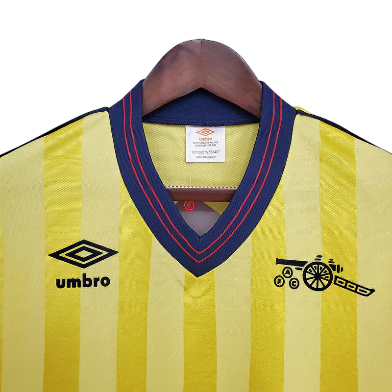 Camisa Arsenal 1983/1986 - Retrô Umbro - Amarela