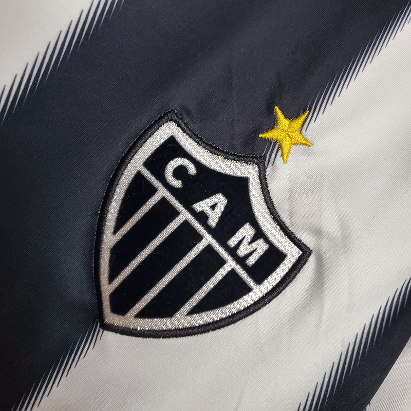 Camisa Atlético Mineiro I 2013 - Retrô Lupo - Preta e branca