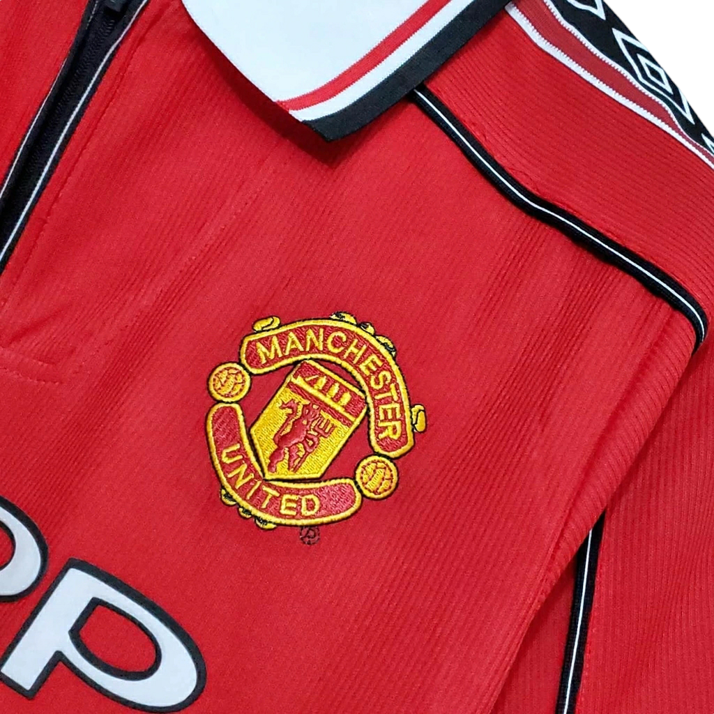 Camisa Manchester United 1998/1999 - Retrô Umbro - Vermelha