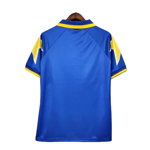Camisa Juventus II 1995/1997 - Retrô Kappa - Azul com detalhes em amarelo