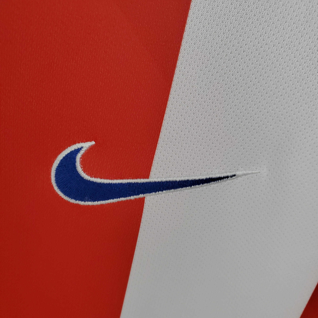 Camisa Atlético Madrid 2014/2015 - Retrô Nike - Branca e Vermelha