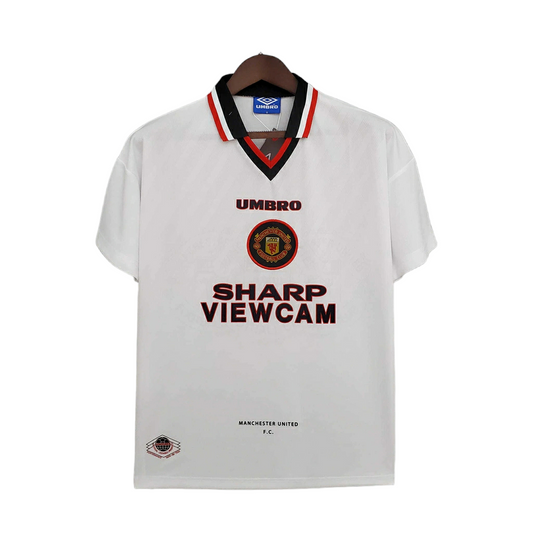 Camisa Manchester United 1996/1997 - Retrô Umbro - Branca