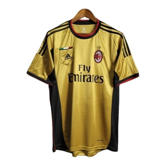 Camisa AC Milan III 2013/2014 - Retrô Adidas - Dourada com detalhes em preto
