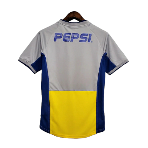 Camisa Boca Juniors 2002 - Retrô Nike - Cinza