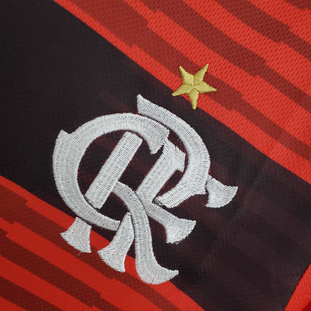 Camisa Flamengo 2018/2019 - Retrô Adidas - Vermelha e Preta