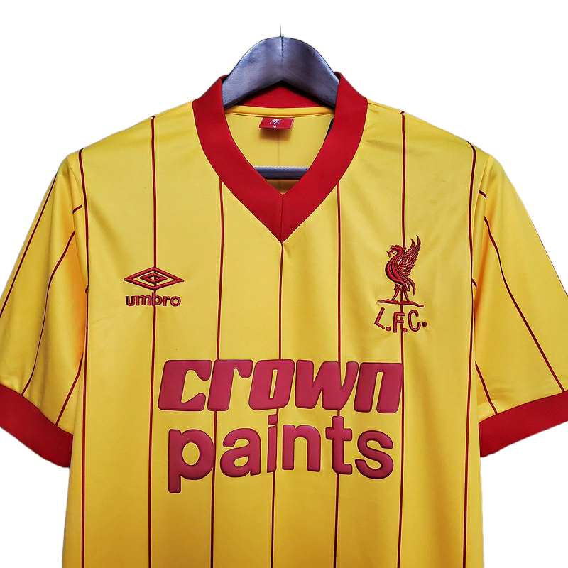Camisa Liverpool 1984 - Retrô Umbro - Amarela