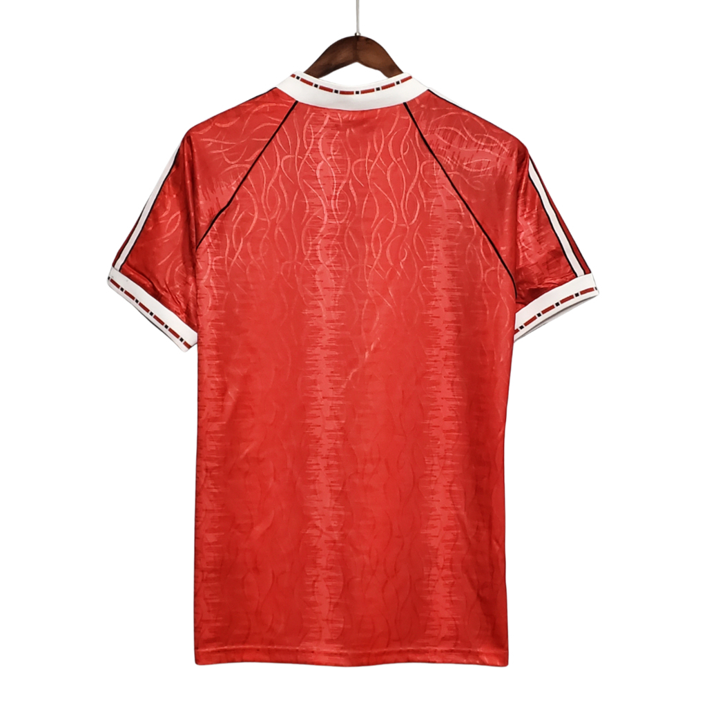 Camisa Manchester United I Retrô 1990/1992 - Retrô Adidas - Vermelha