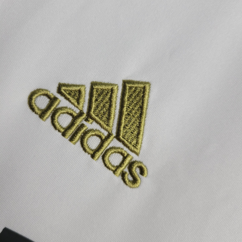 Camisa Real Madrid I 2011/2012 - Retrô Adidas - Branca com detalhes em dourado