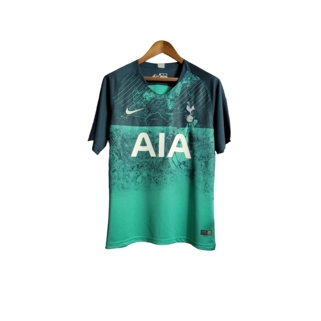 Camisa Tottenham II 2018/2019 - Retrô Nike - Verde com detalhes em verde claro