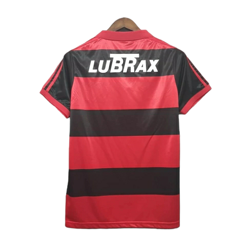 Camisa Flamengo 1990 - Retrô Adidas - Vermelha e Preta