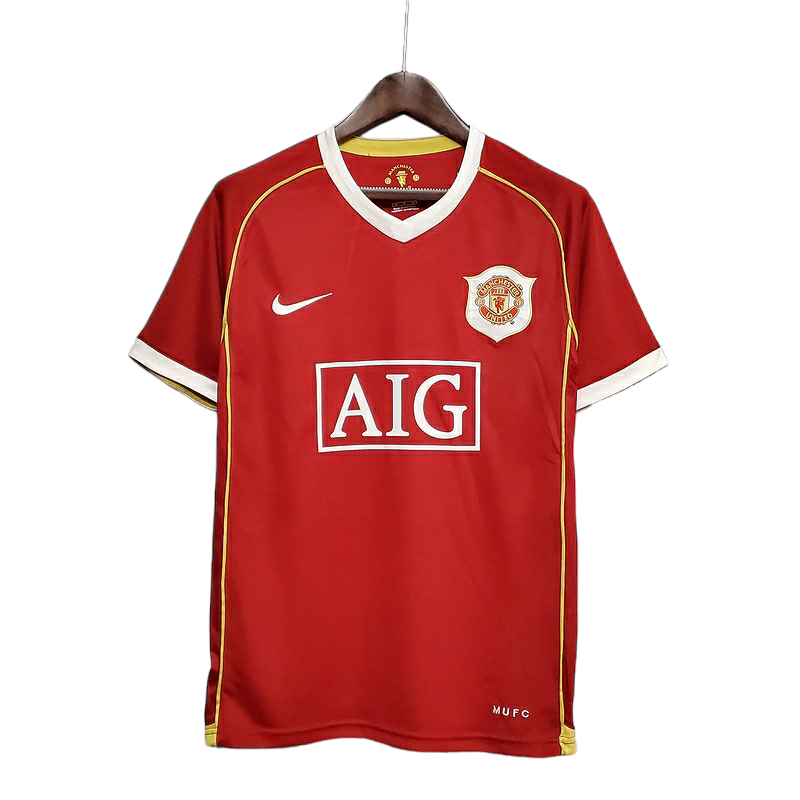 Camisa Manchester United 2006/2007 - Retrô Nike - Vermelha