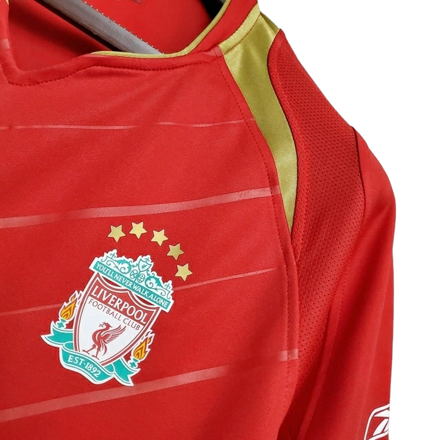 Camisa Liverpool 2005/2006 - Retrô Reebok - Vermelha