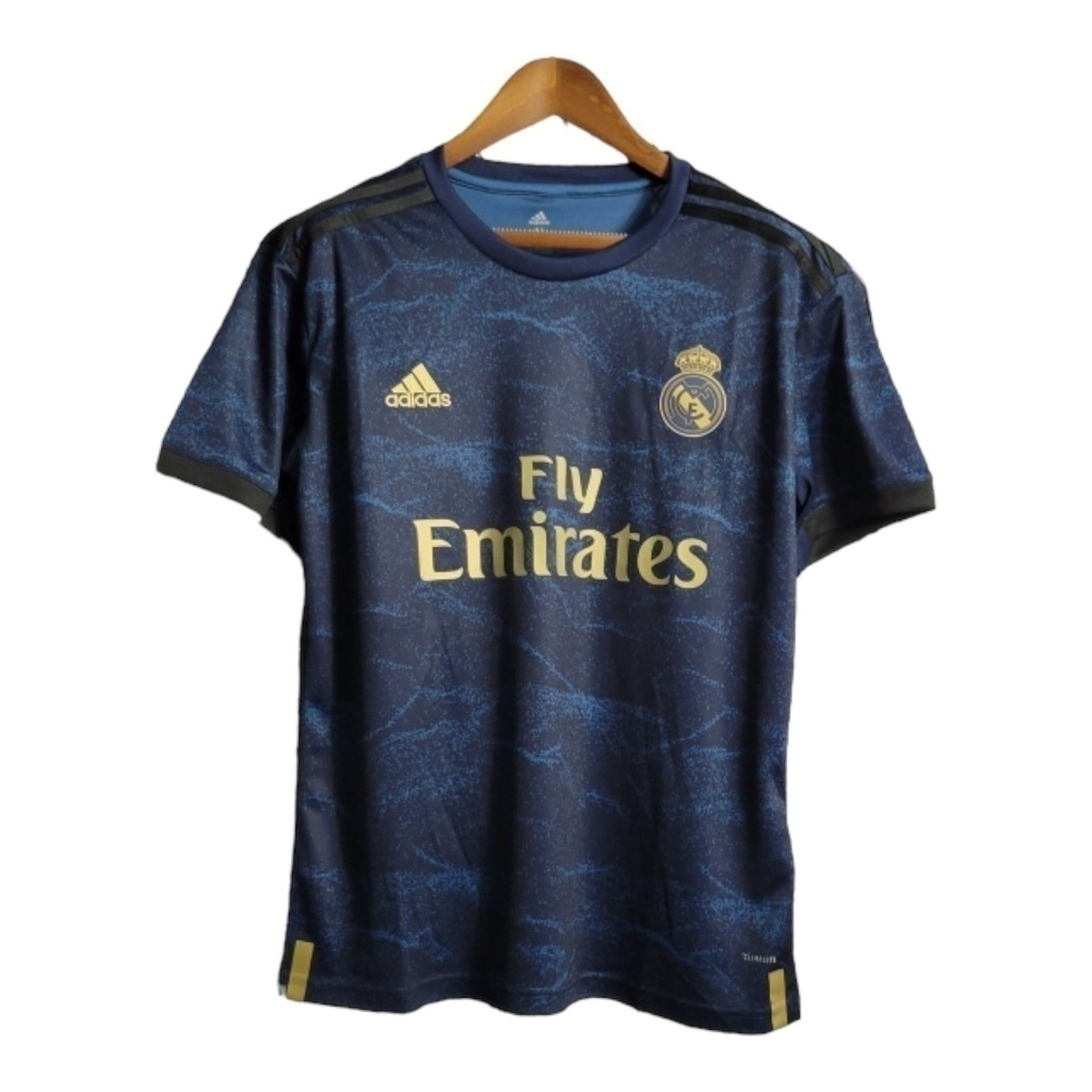 Camisa Real Madrid I 2019/2020 - Retrô Adidas - Azul