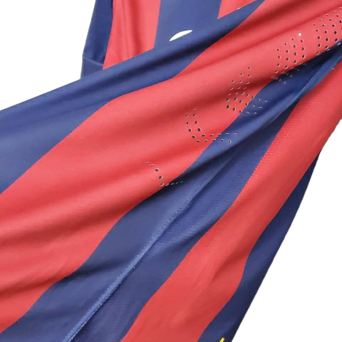Camisa Barcelona I 2014/2015 - Retrô Nike - Azul e Grená