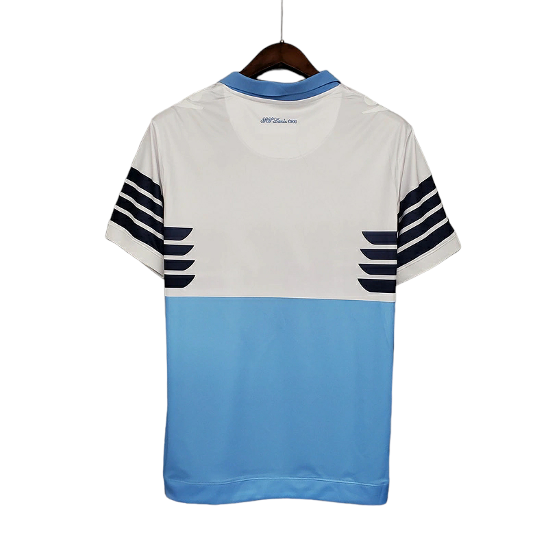 Camisa Lazio 2014 - Retrô Macron - Azul e branca