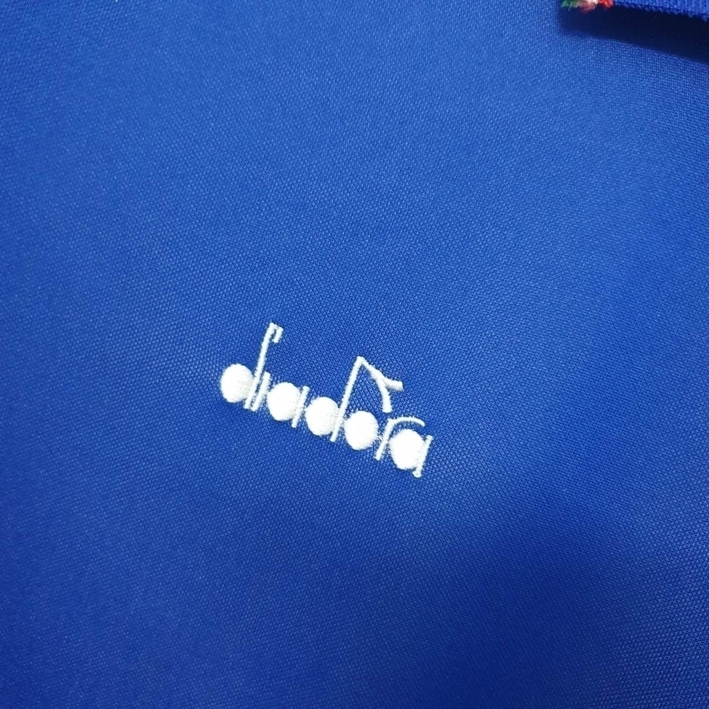 Camisa Seleção da Itália 1990 - Retrô Diadora - Azul