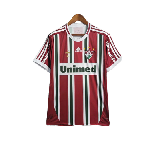 Camisa Fluminense I 2012 - Retrô Adidas - Tricolor Unimed