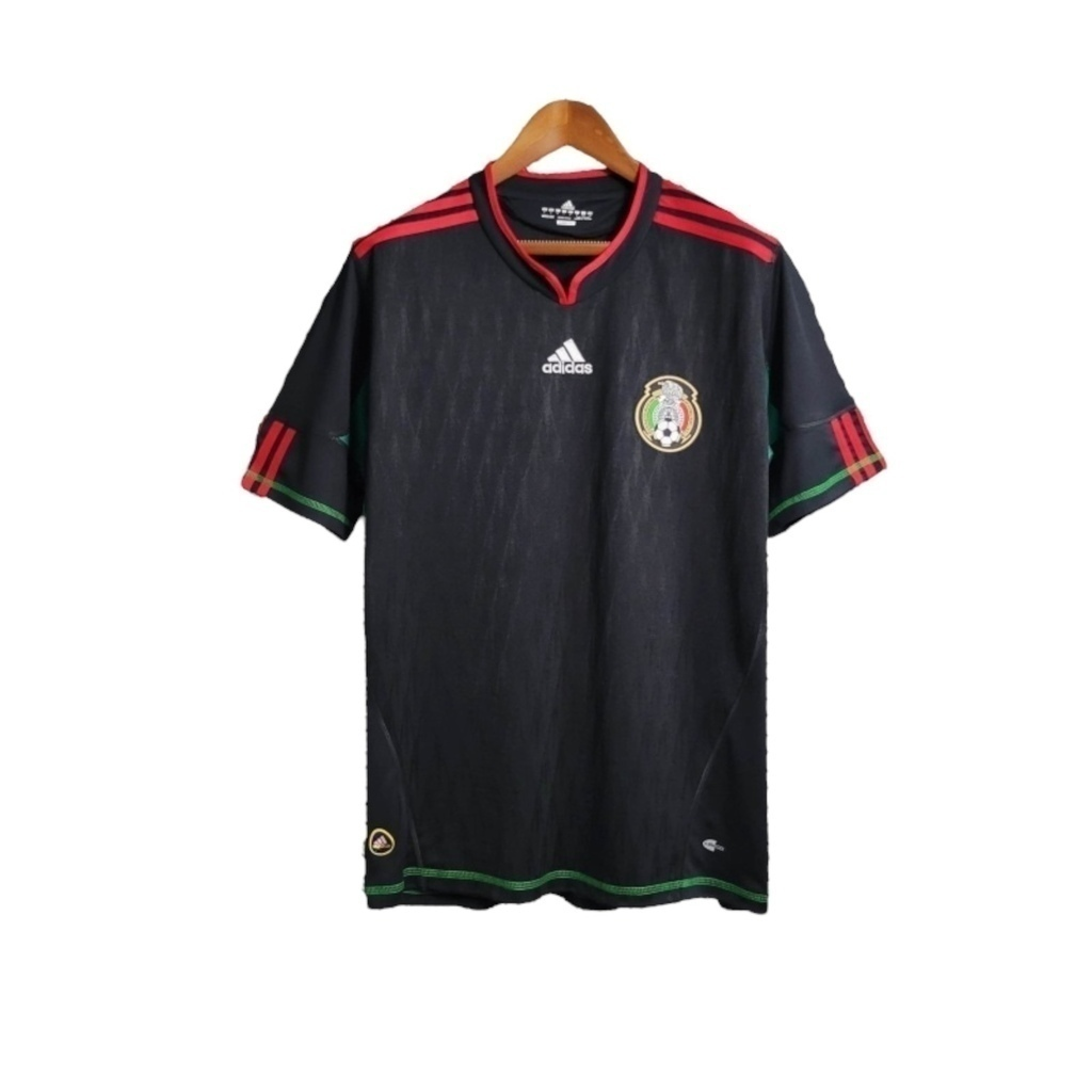 Camisa Seleção do México 2010 - Retrô Adidas - Preta