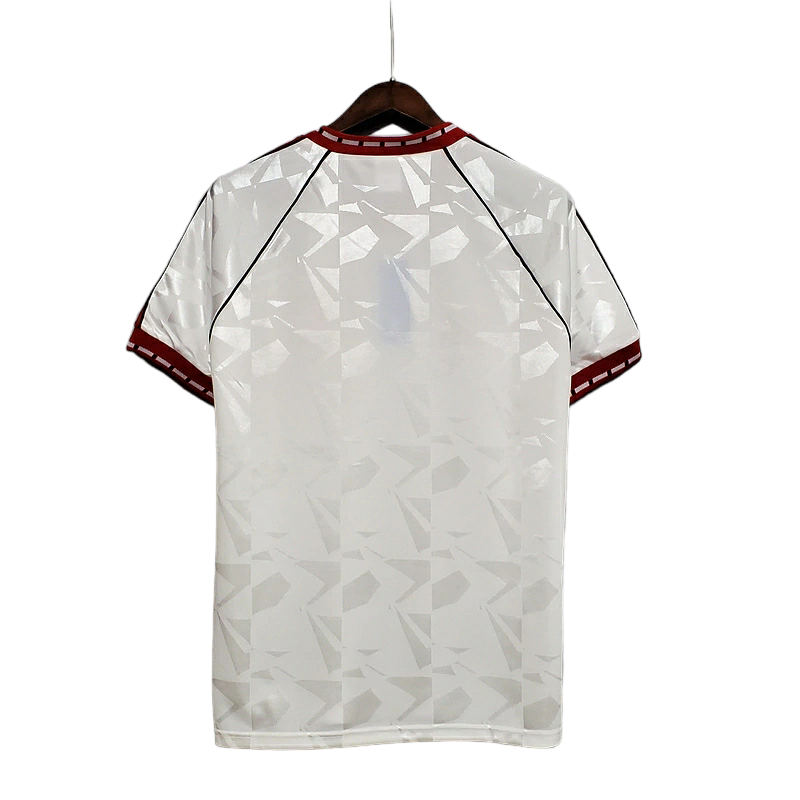 Camisa Manchester United 1991 - Retrô Adidas - Branca